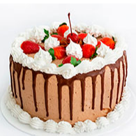 TORTA MORANGO COM CHOCOLATE