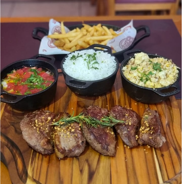 PICANHA BOVINA COM FRITAS