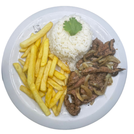 Iscas de FIgado Acebolado