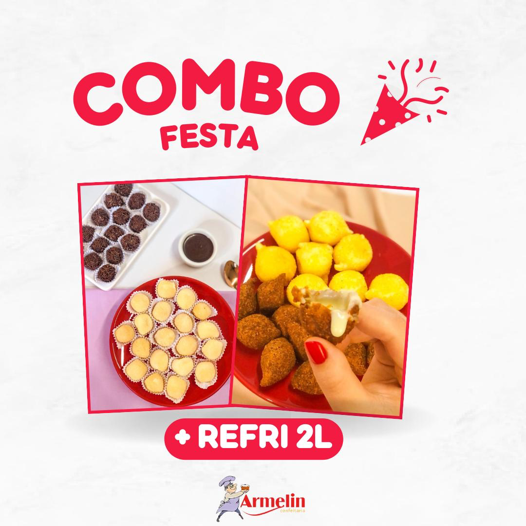 Combo Festa 1 (1 Kg Salg+ 50 brig/branq + 1 Refri 2l)