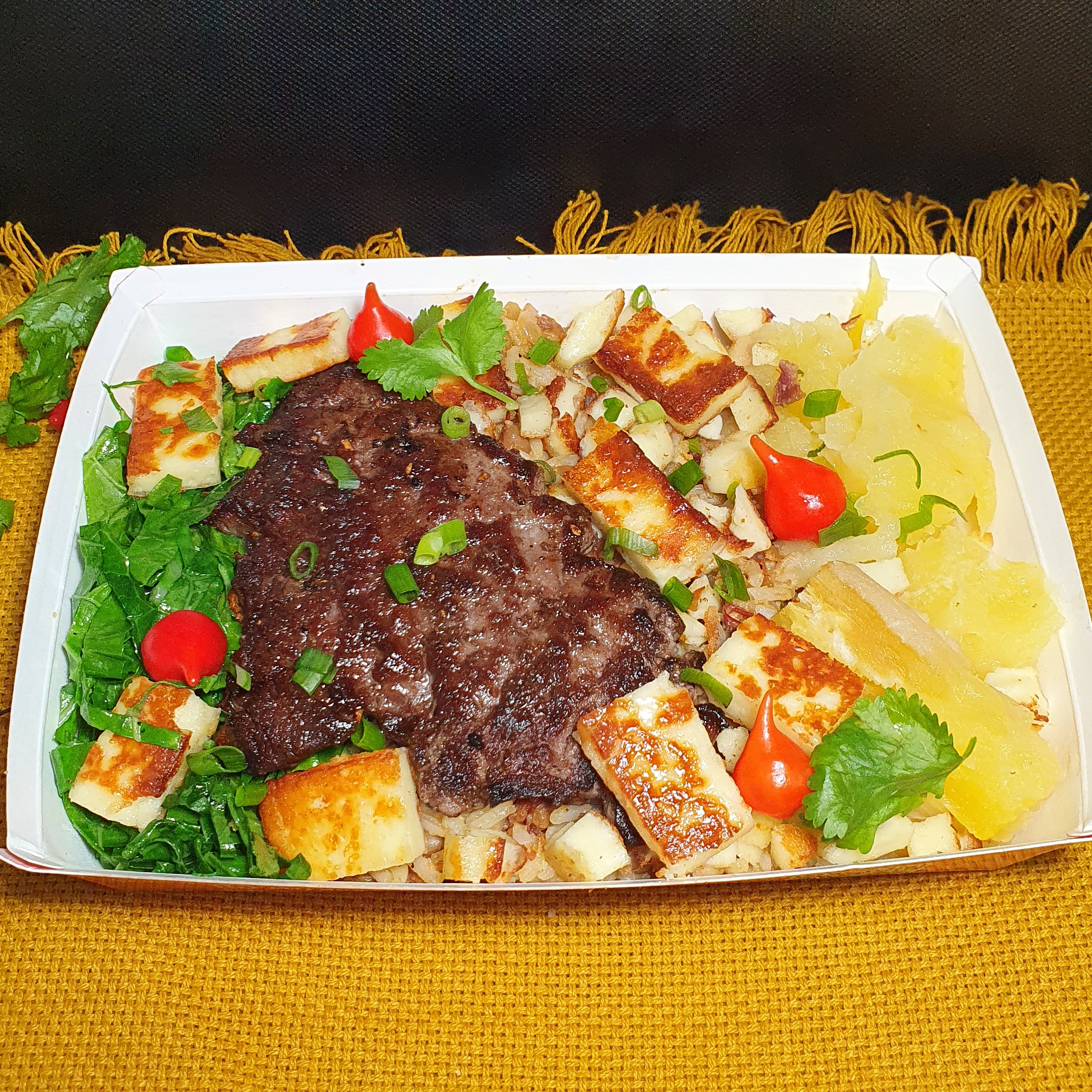 Baião de dois arretado com contra filé grelhado