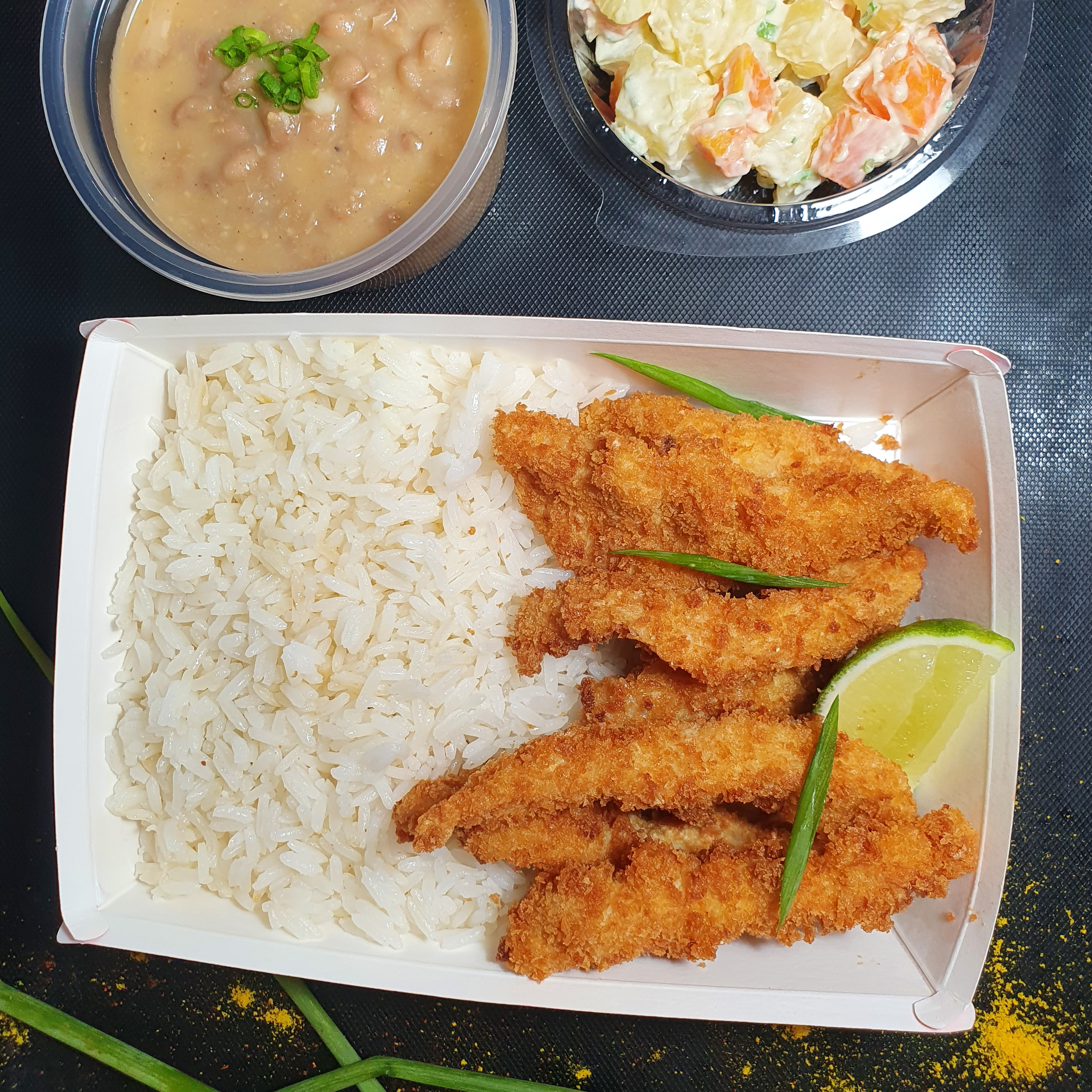 Isca de  tilápia  à  milanesa  (opção  2) 