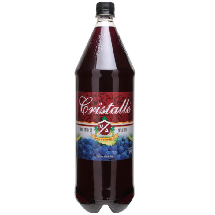 Vinho Cristalle Tinto suave 2l.
