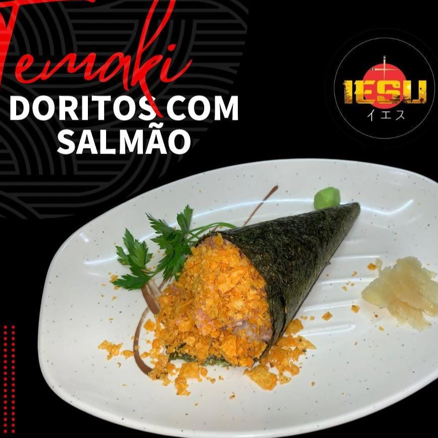 Temaki Salmão Com Doritos 