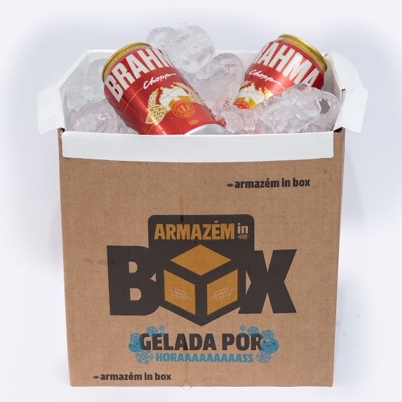 IN BOX + 12 BRAHMA - LATA 350ML