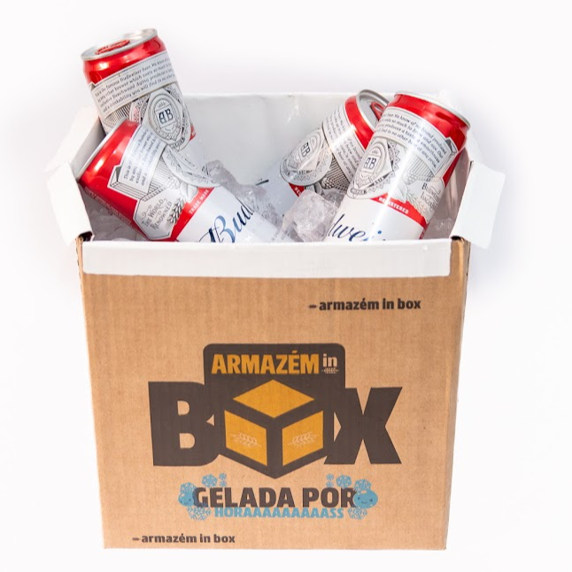 IN BOX + 12 BUDWEISER - LATA 350ML