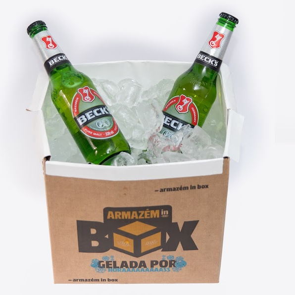 IN BOX + 9 BECKS - LONG NECK 330ML 