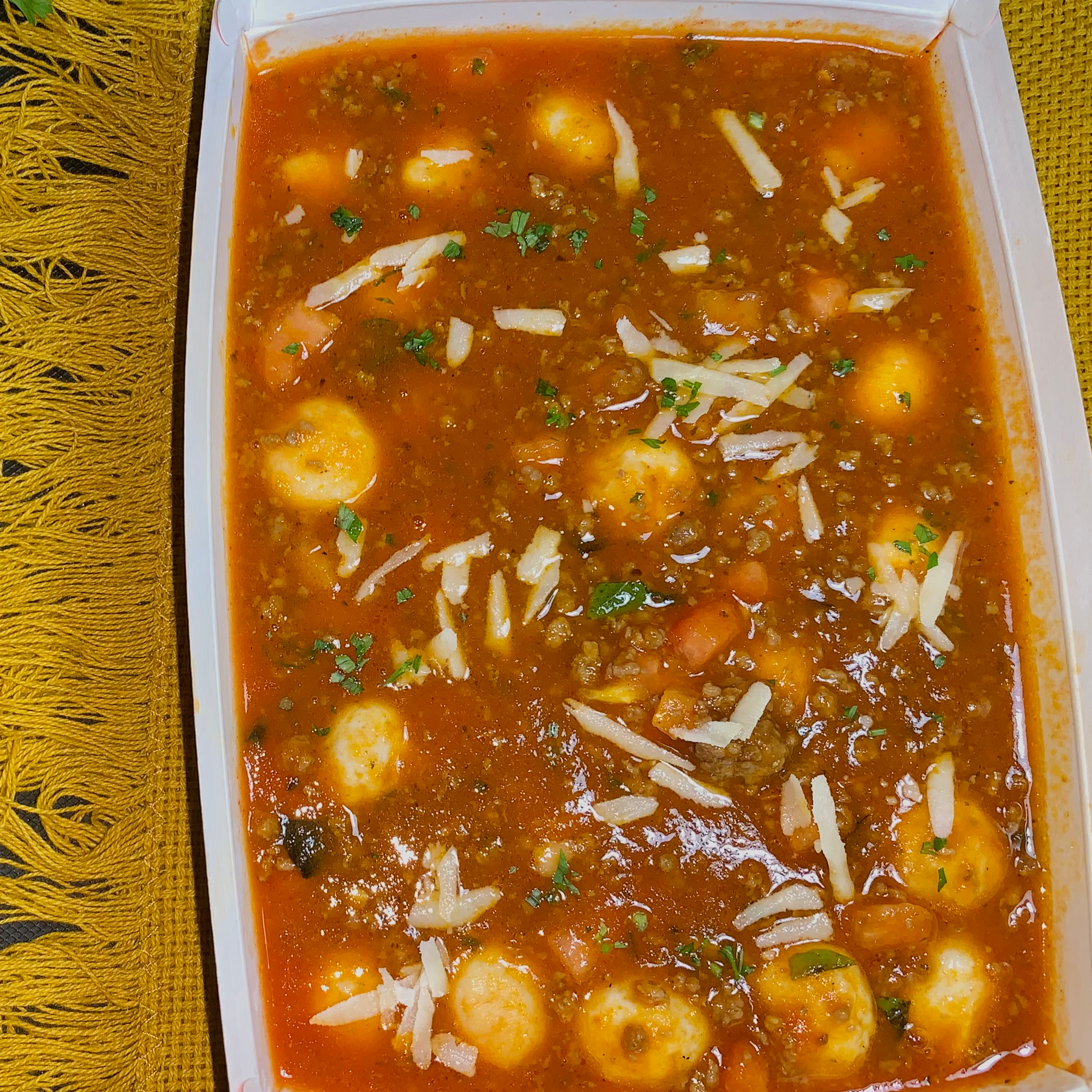 Nhoque à bolonhesa / CONGELADO