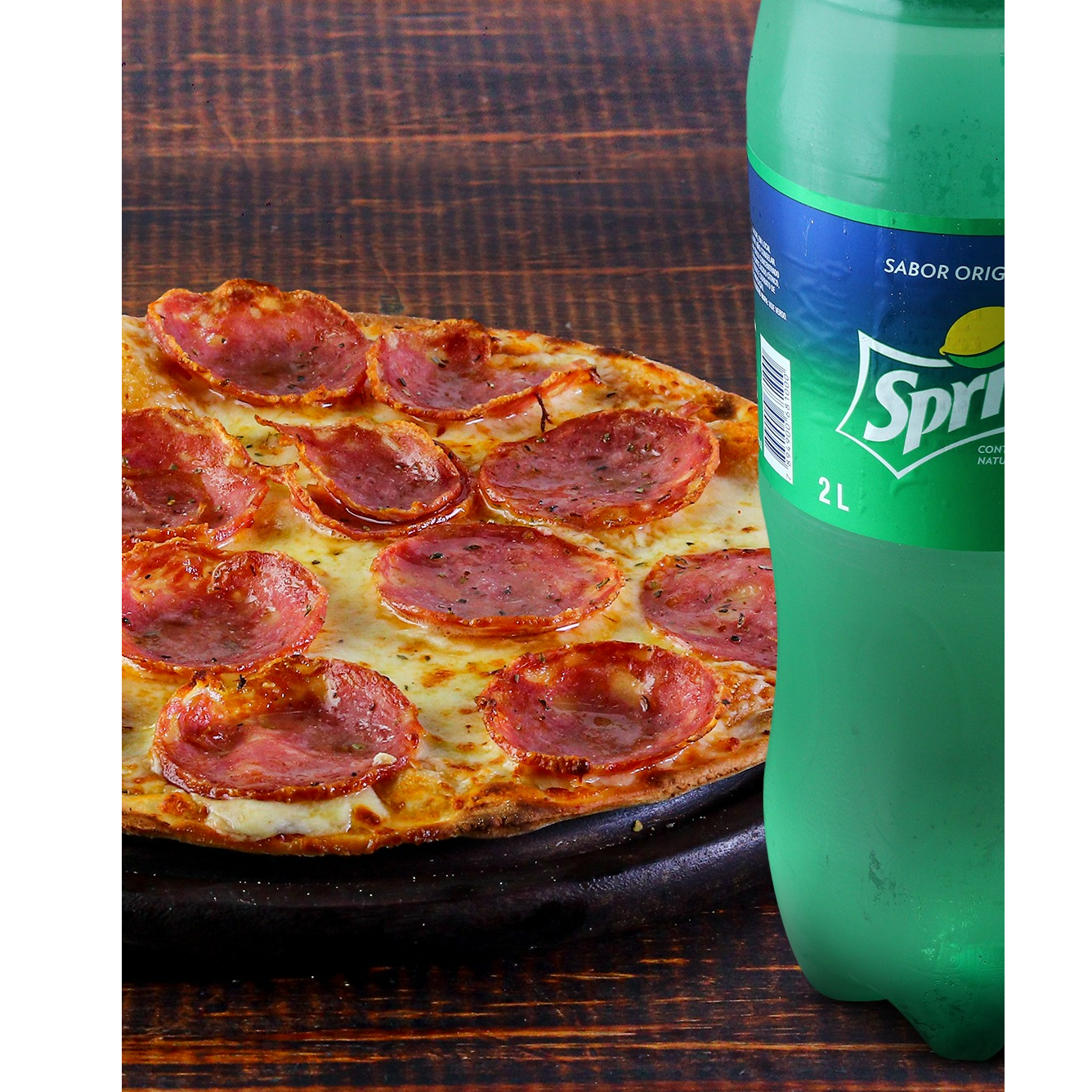 Média Salgada com Refrigerante Grátis