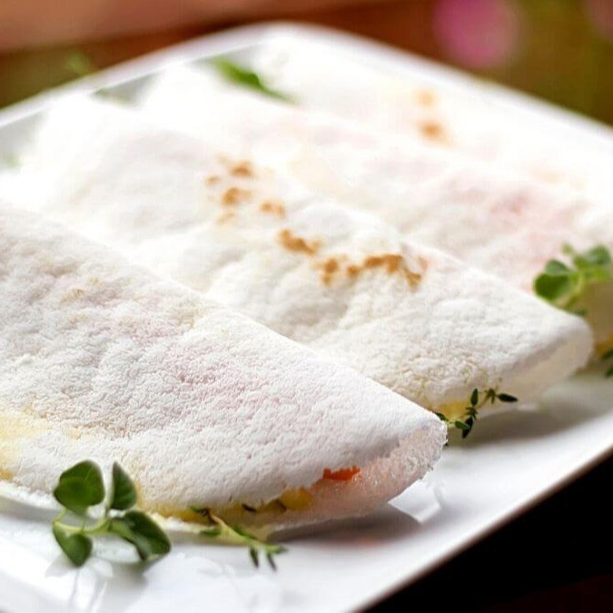 tapioca simples com/sem manteiga