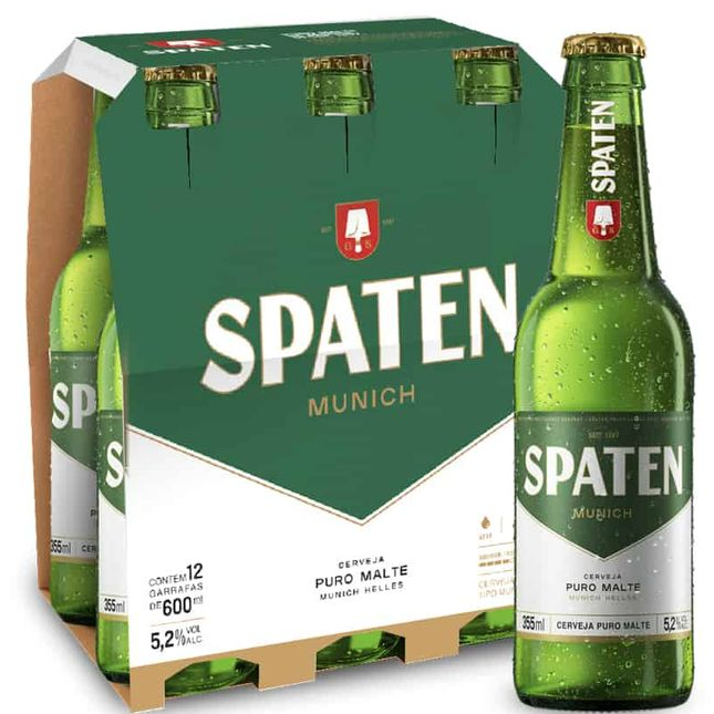 PECK CERVEJA SPATEN L.N 6UND 355ML GELADA