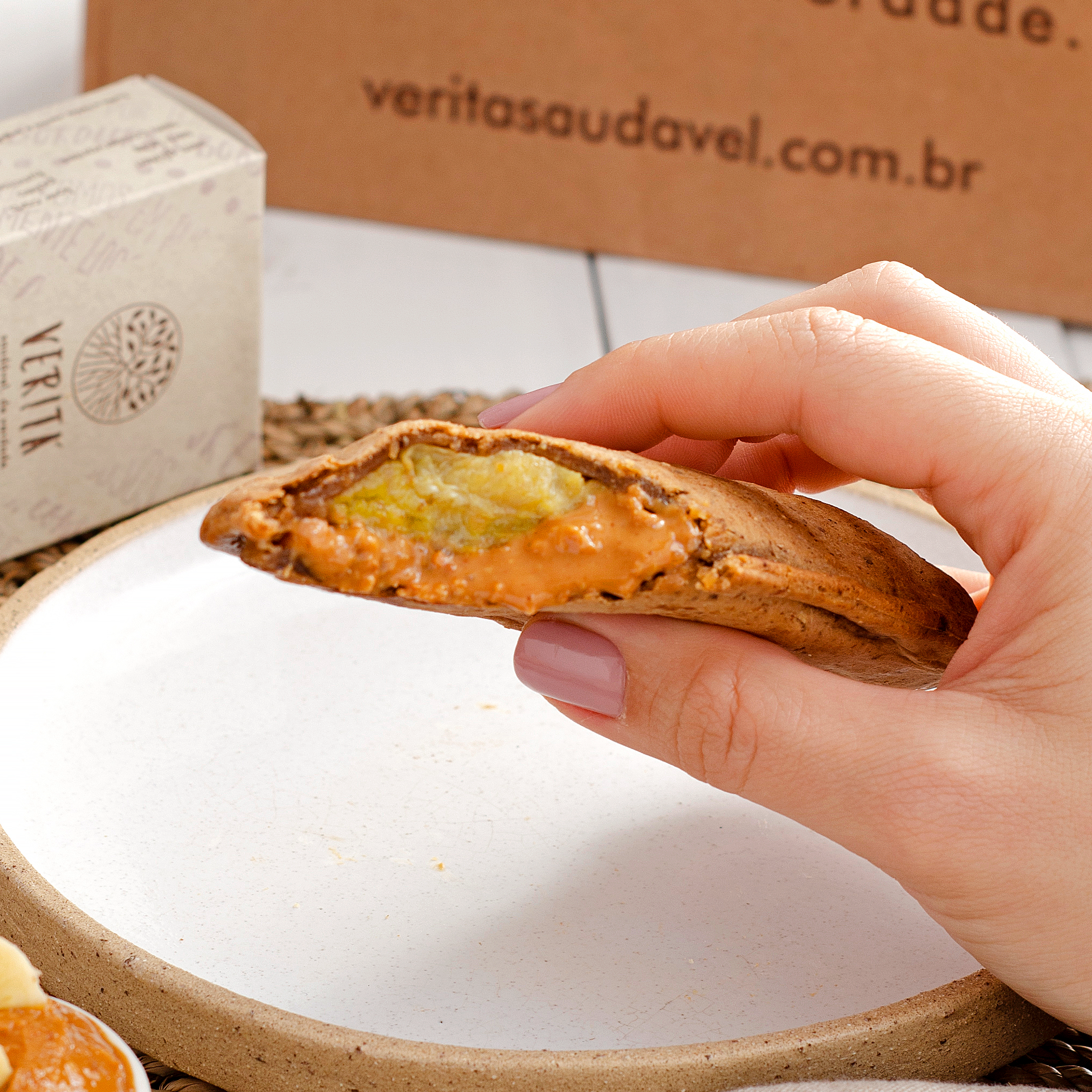 VERITÁ DE BANANA COM PASTA DE AMENDOIM