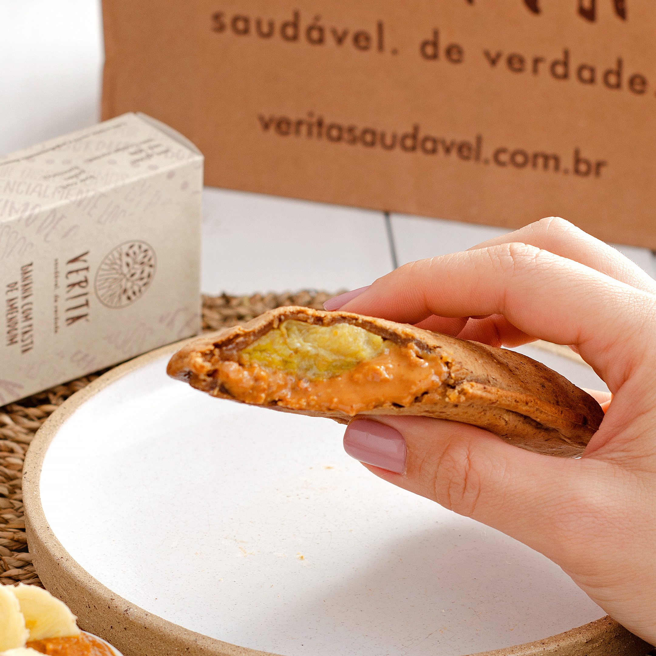 VERITÁ DE BANANA COM PASTA DE AMENDOIM 