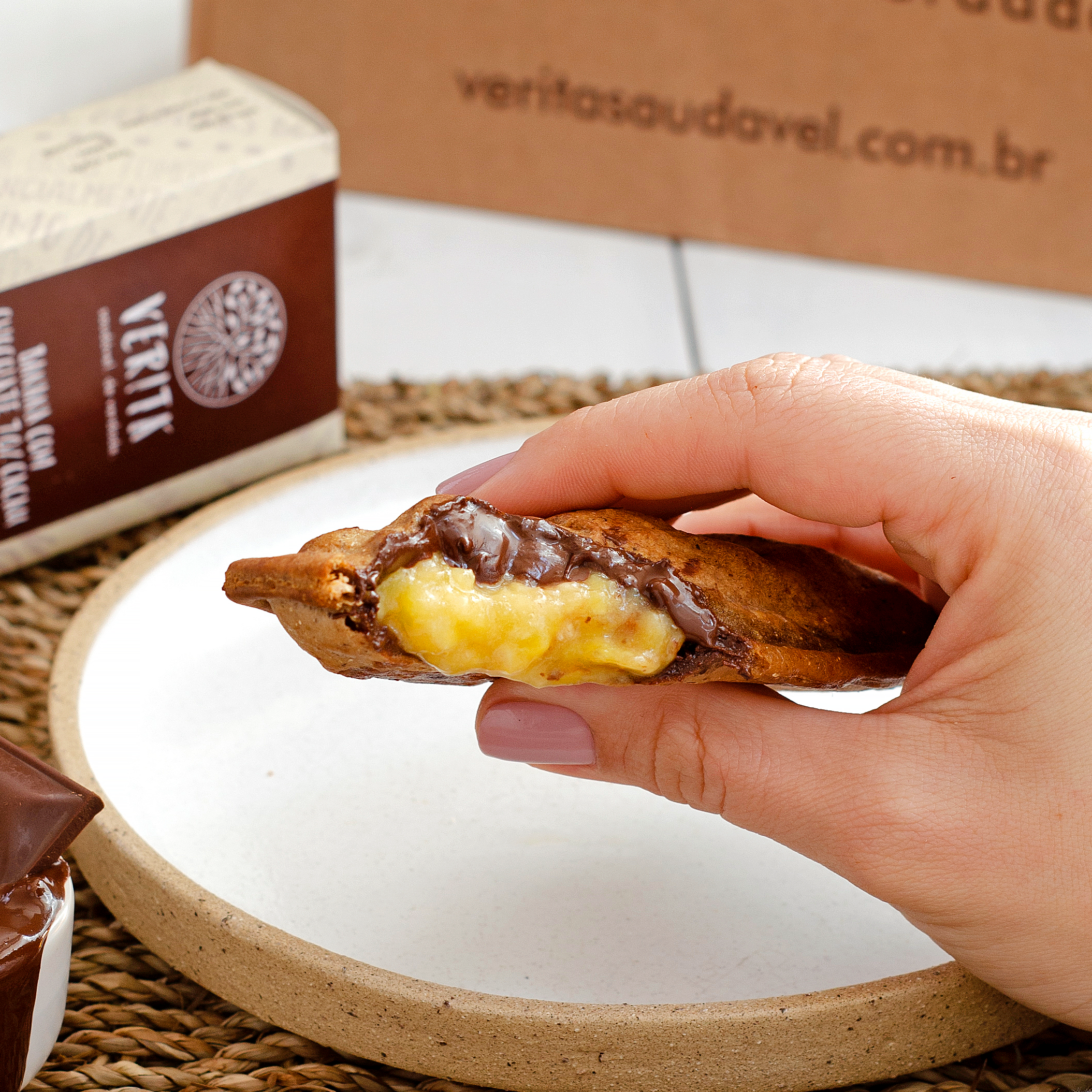 VERITÁ DE BANANA COM CHOCOLATE 70%