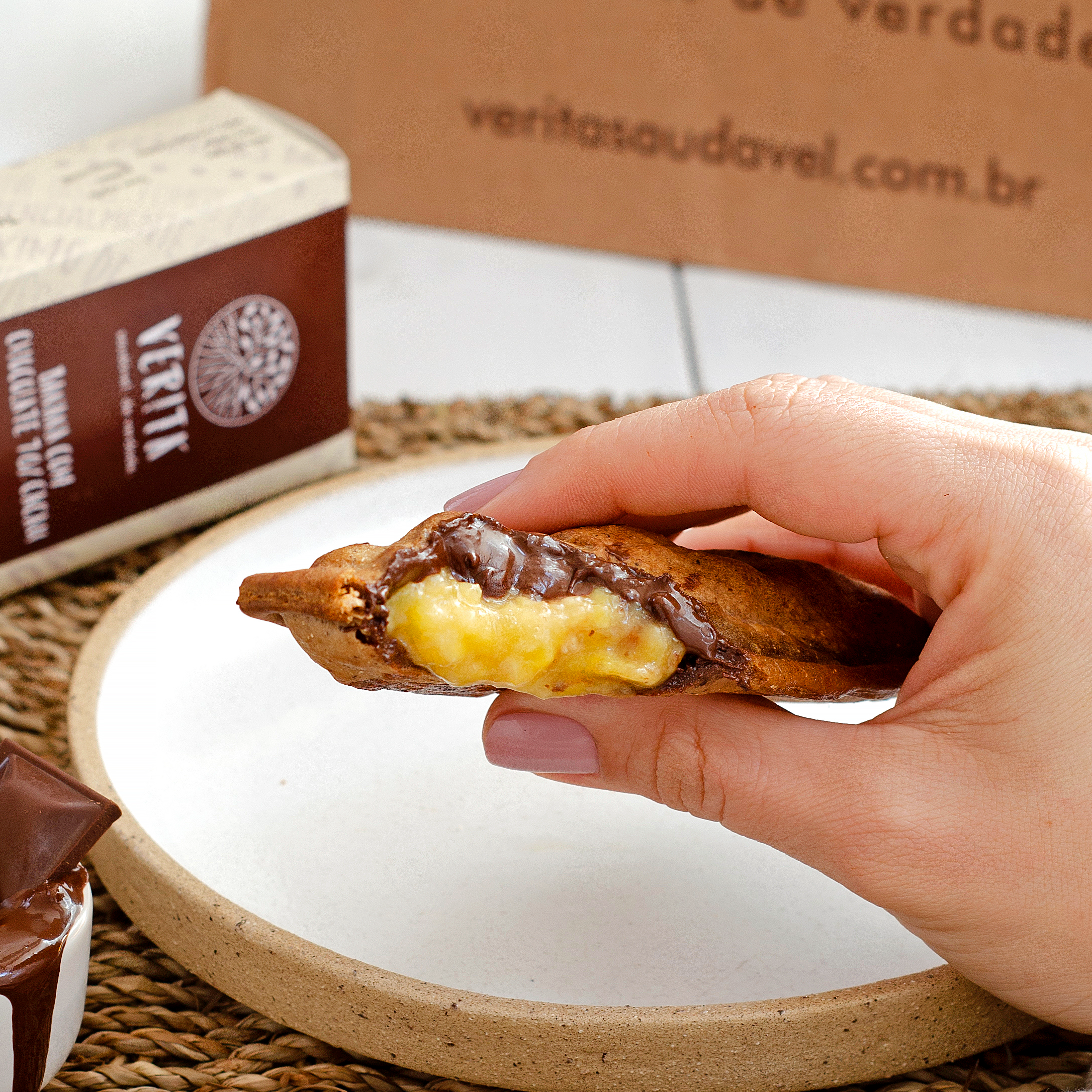 VERITÁ DE BANANA COM CHOCOLATE 70%