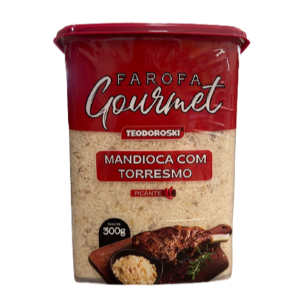 FAROFA GOURMET - MANDIOCA COM TORRESMO PICANTE 300G