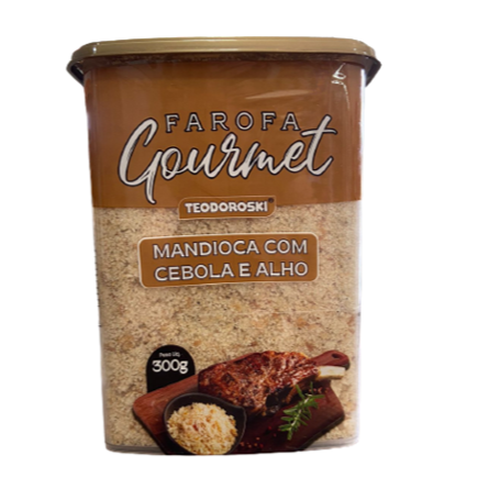 FAROFA GOURMET - MANDIOCA COM CEBOLA E ALHO 300G