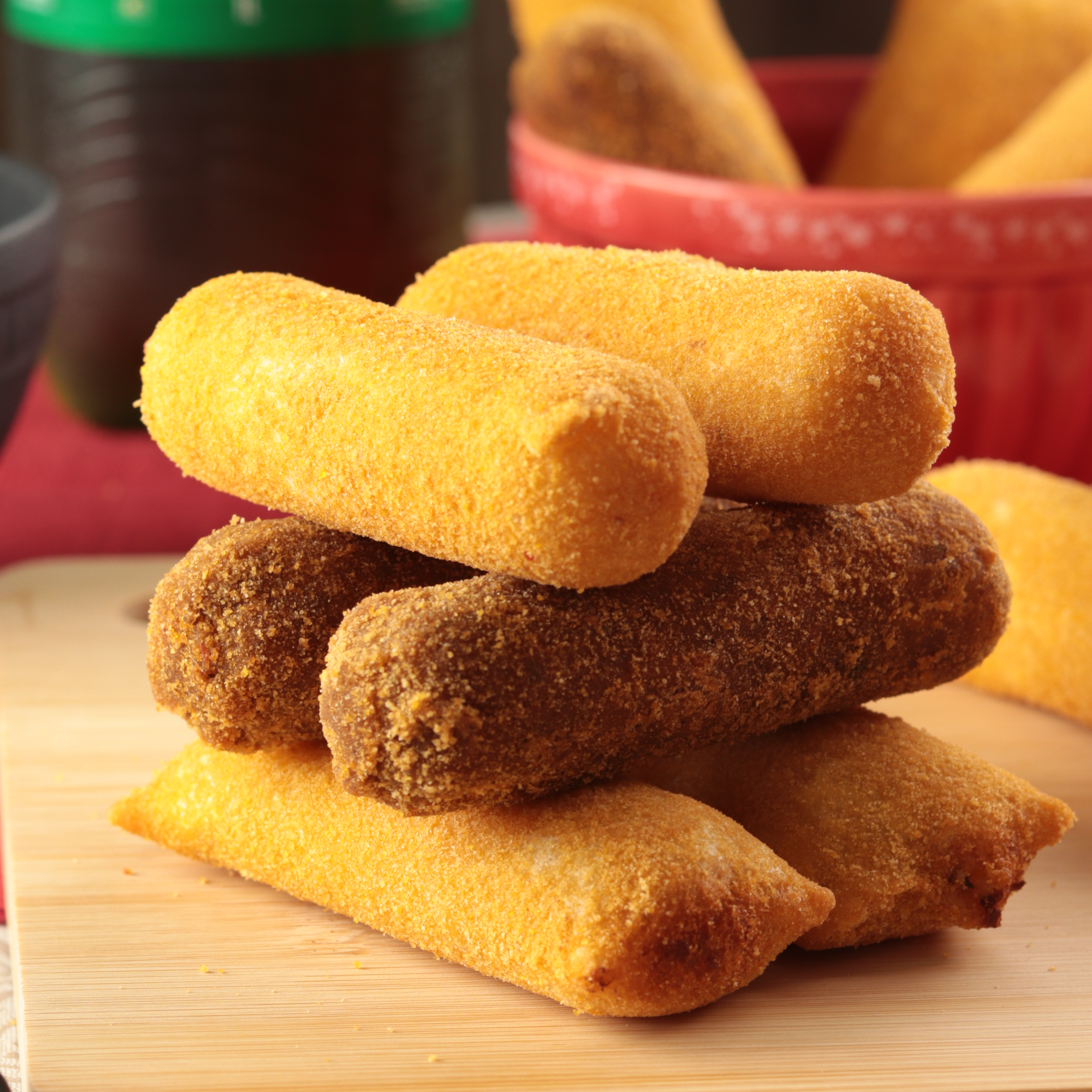 10 Fritos Médios + 2 Refri 350ml