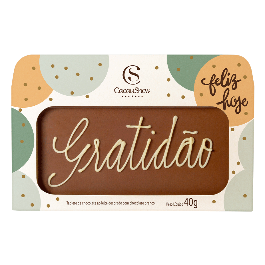 Chocoarte Gratidão 40g