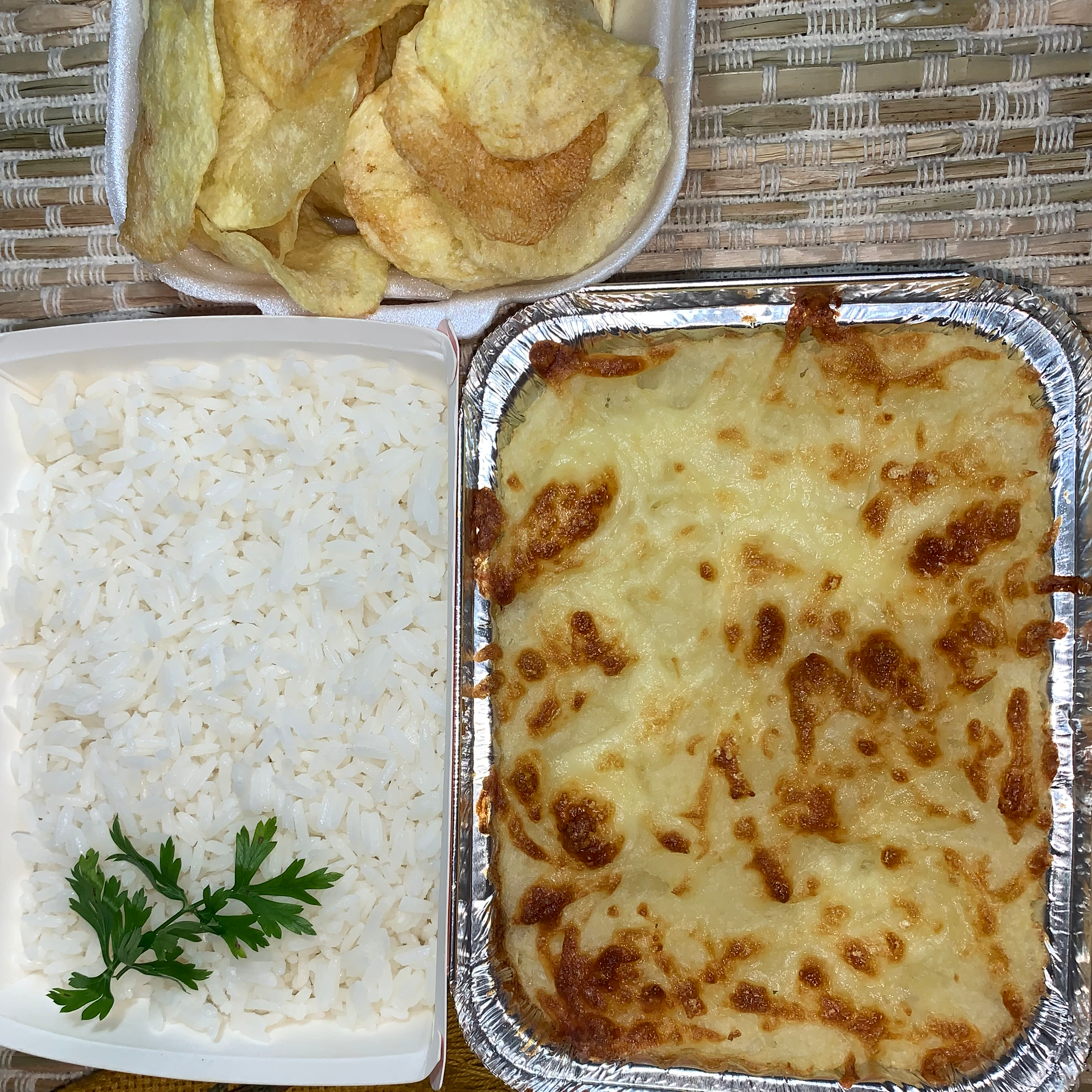 Escondidinho de frango com requeijão original