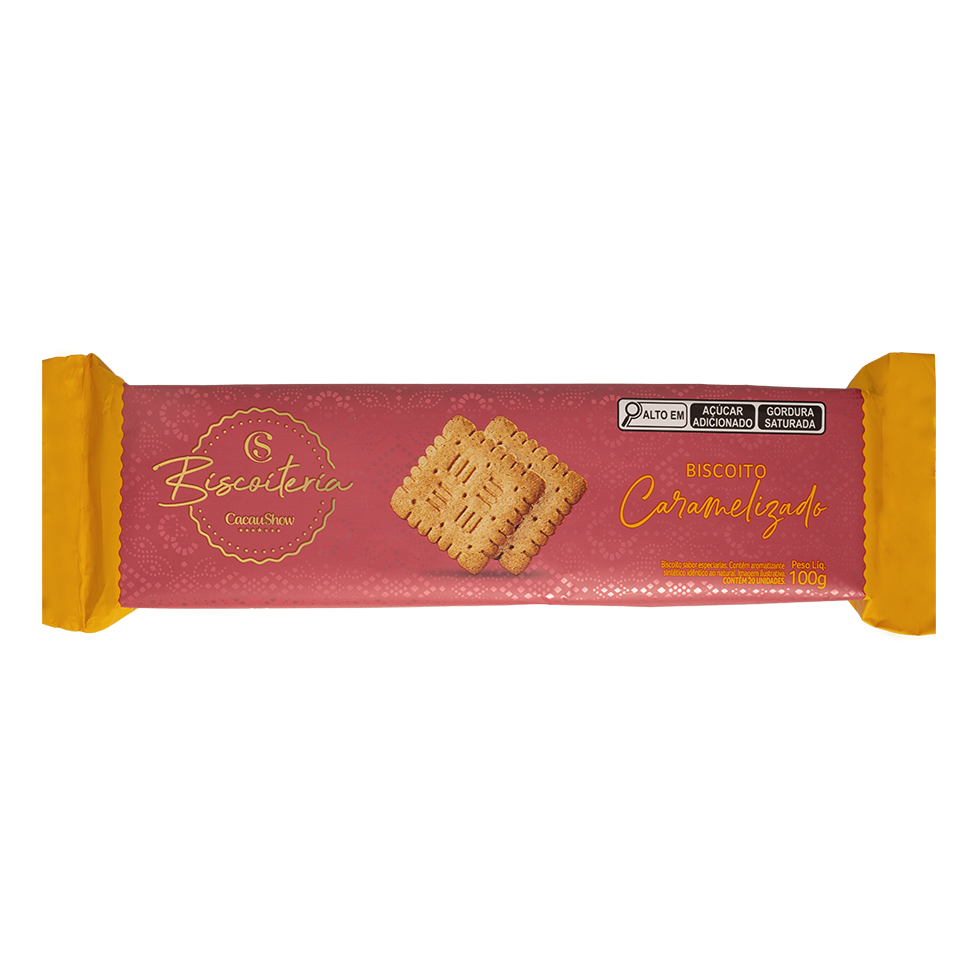 Biscoito Caramelizado 100g