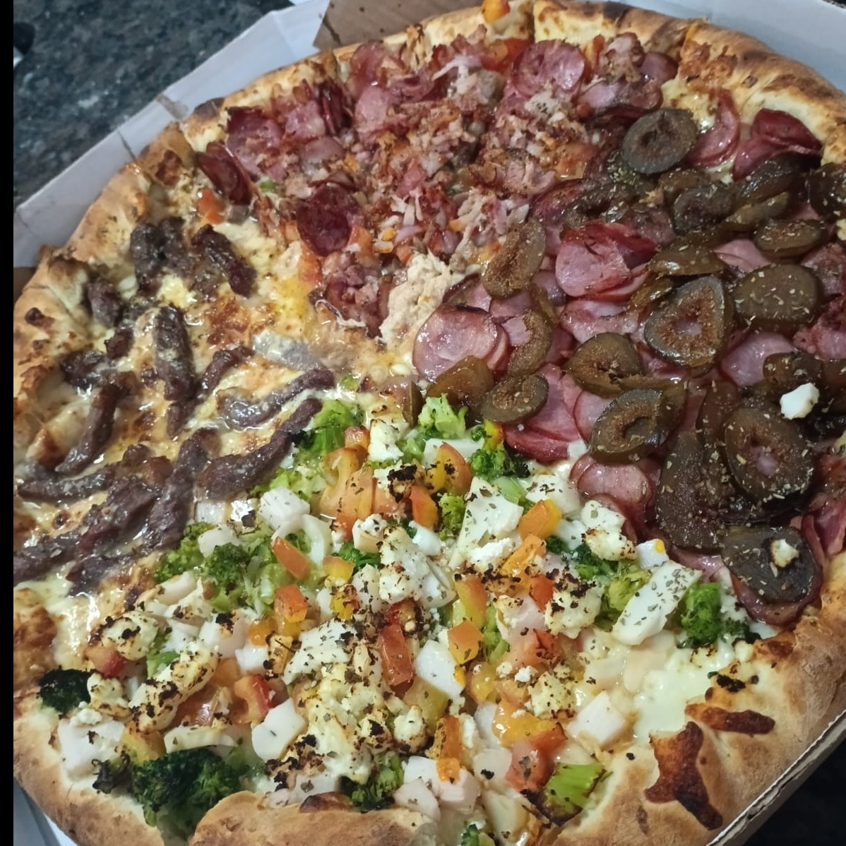 PIZZA BROTINHO PP SOMENTE 1 SABOR E 4 FATiAS DE 20cm  SE SELECIONADO SABOR A MAIS SERÁ DESCONSIDERADO