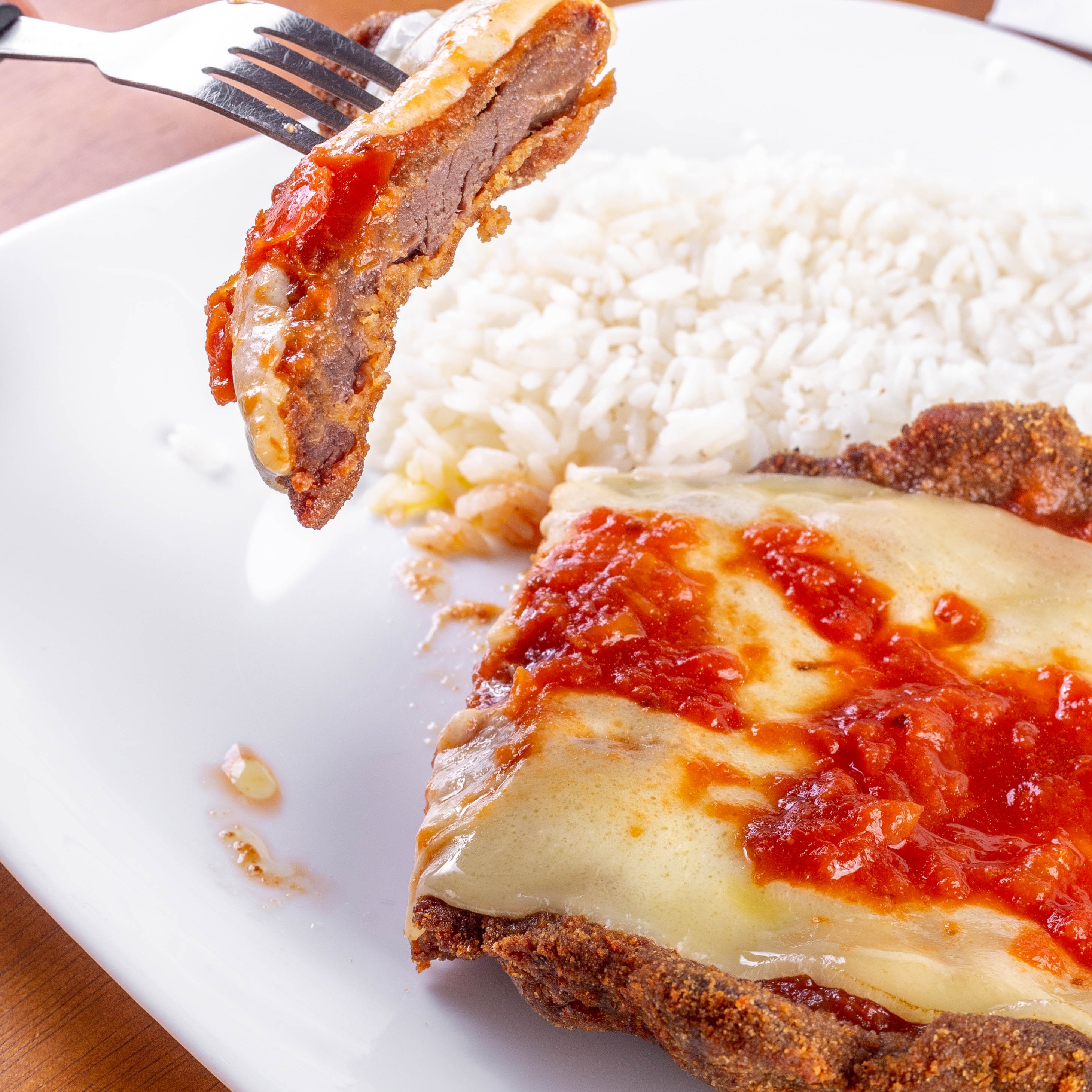Bife a parmegiana