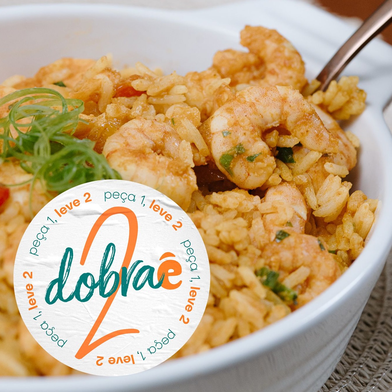 2x1 Arroz de Camarão | 1 Pessoa
