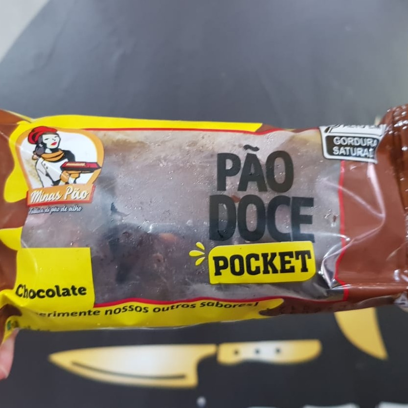 PÃO POCKET DE CHOCOLATE