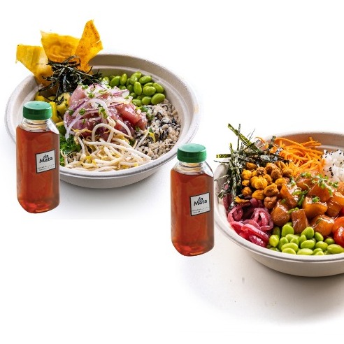 Combo 2 Pokes + 2 Bebidas.