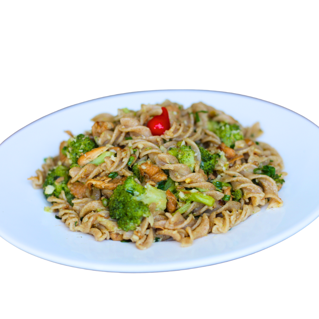 Fusilli Fit com Frango e Brócolis