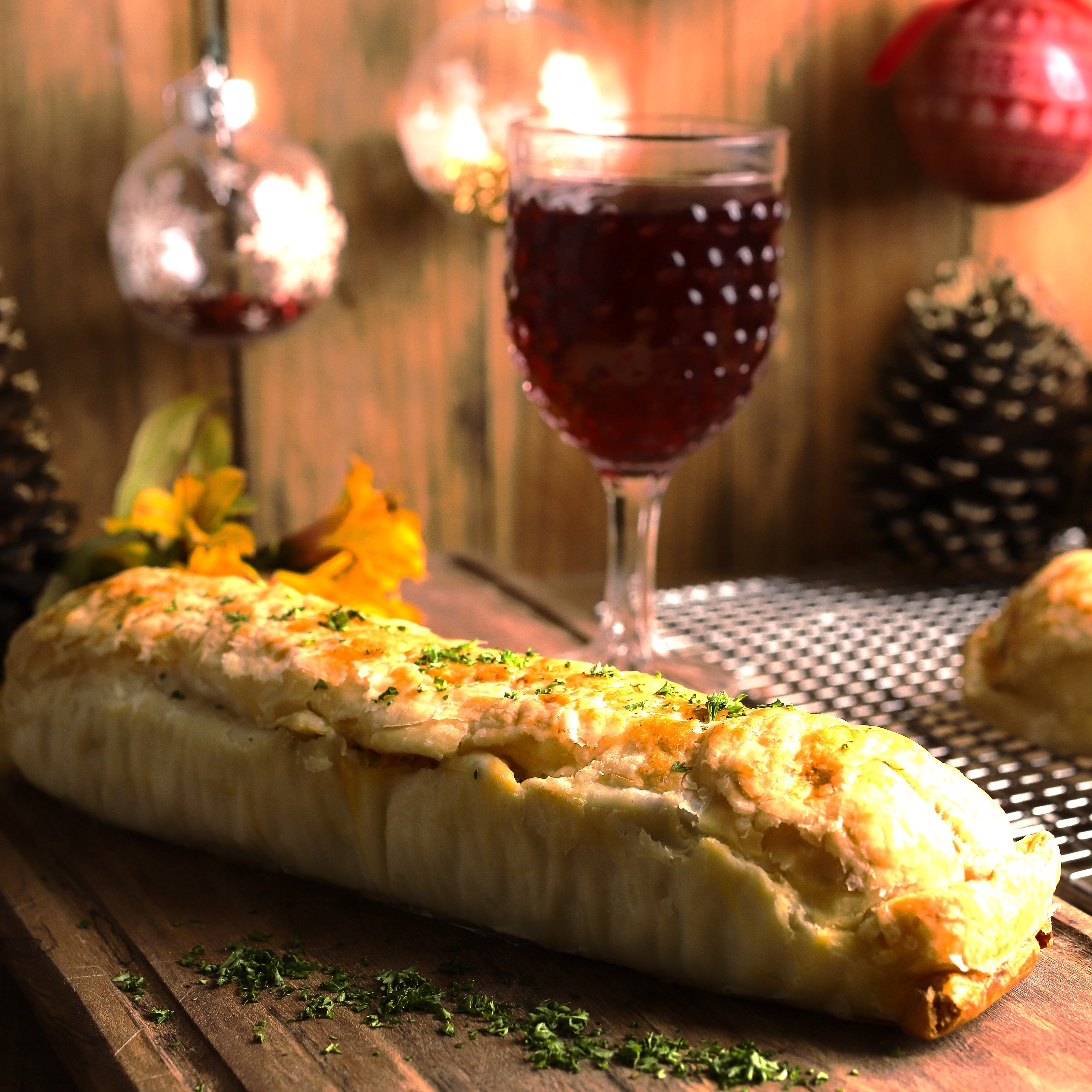 FOLHADO DE BACALHAU E AZEITONAS 500 g