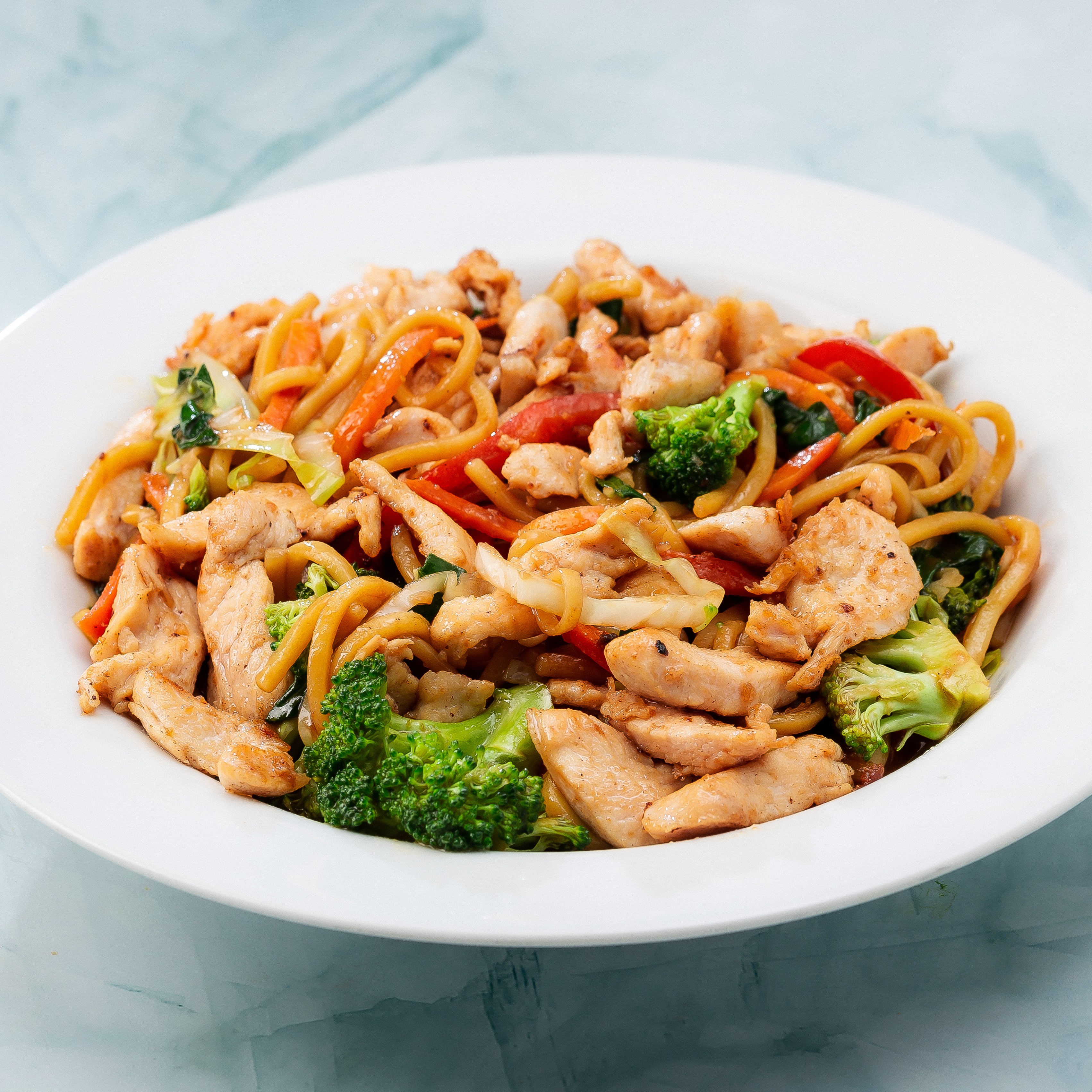 Yakisoba de Frango + Coca Cola