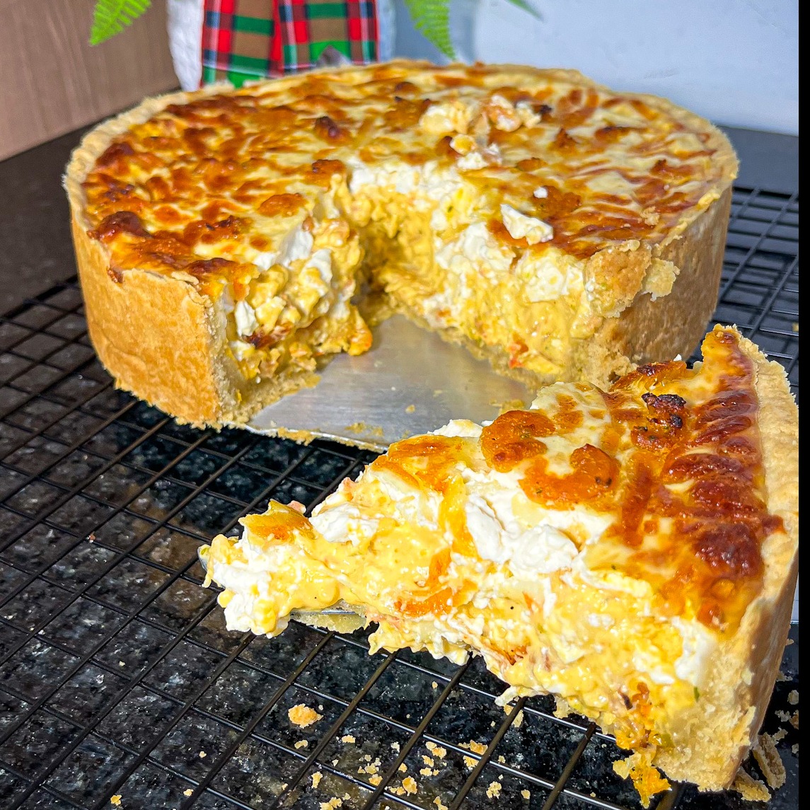 Quiche de Camarão