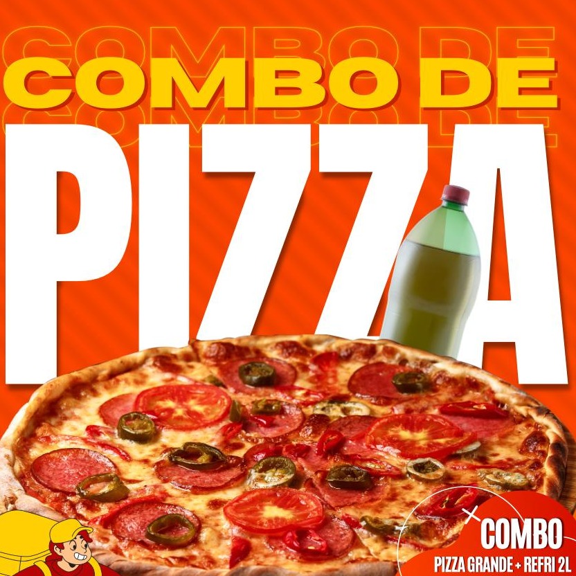 01-Pizza grande + guarana 1l