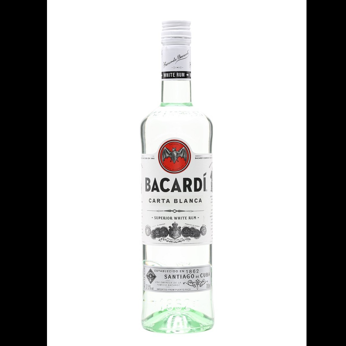 Rum Bacardi Carta Branca 980ml