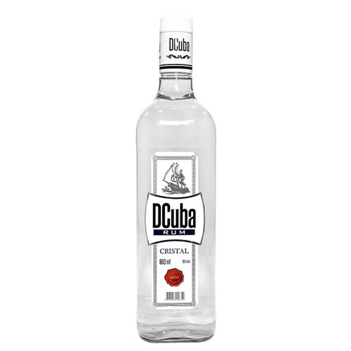 Rum Dcuba Cristal 980ml