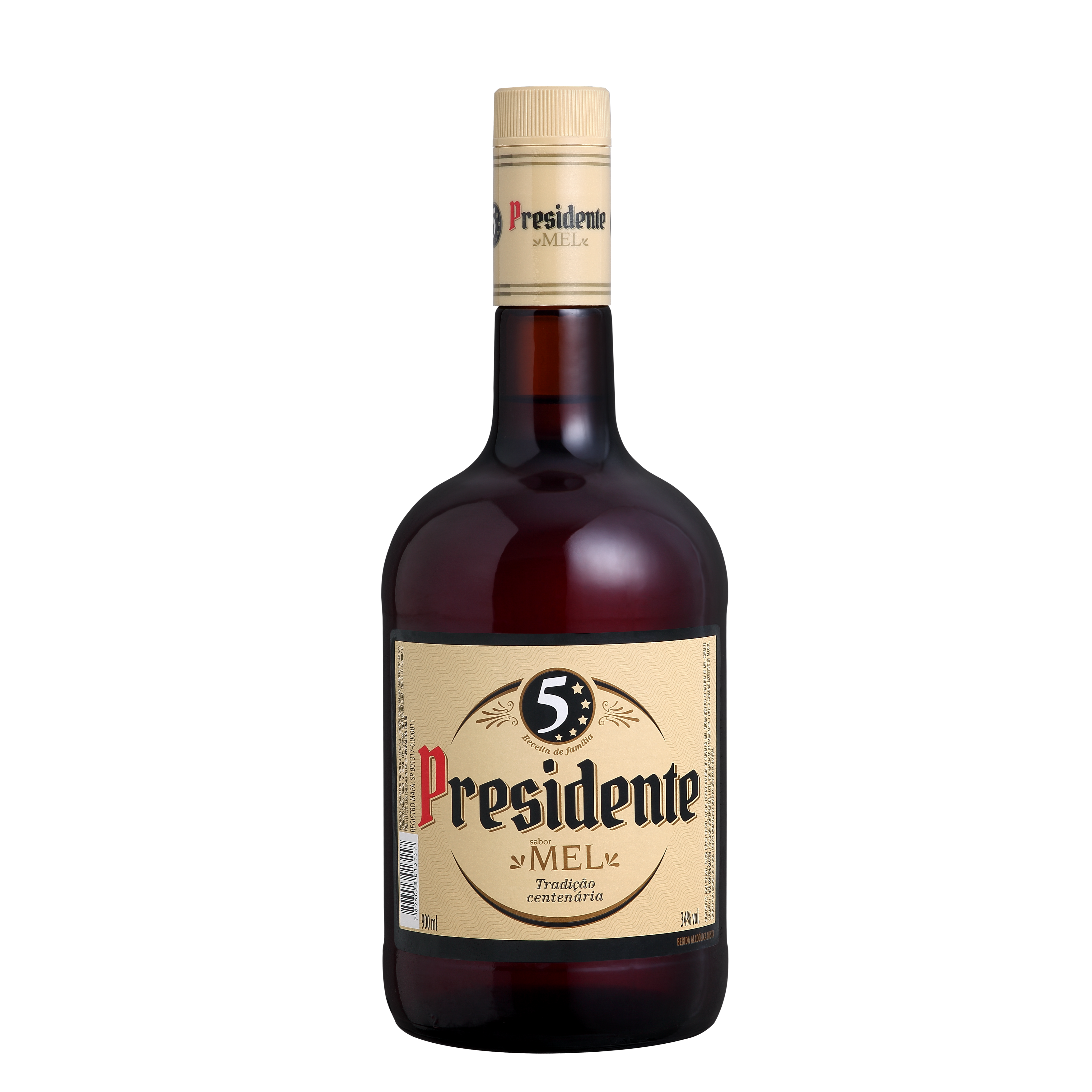 Conhaque Presidente Mel 900ml