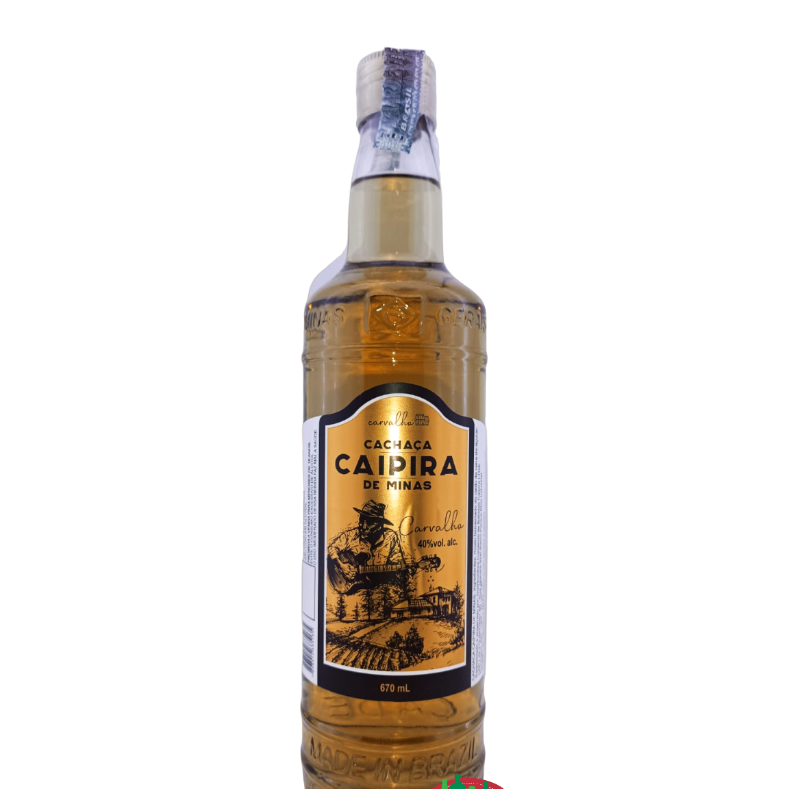 Cachaça Caipira de Minas Ouro 670ml