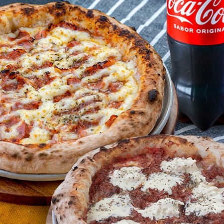 1 Grande Salgada + 1 Média Salgada = 1 Bebida Grátis