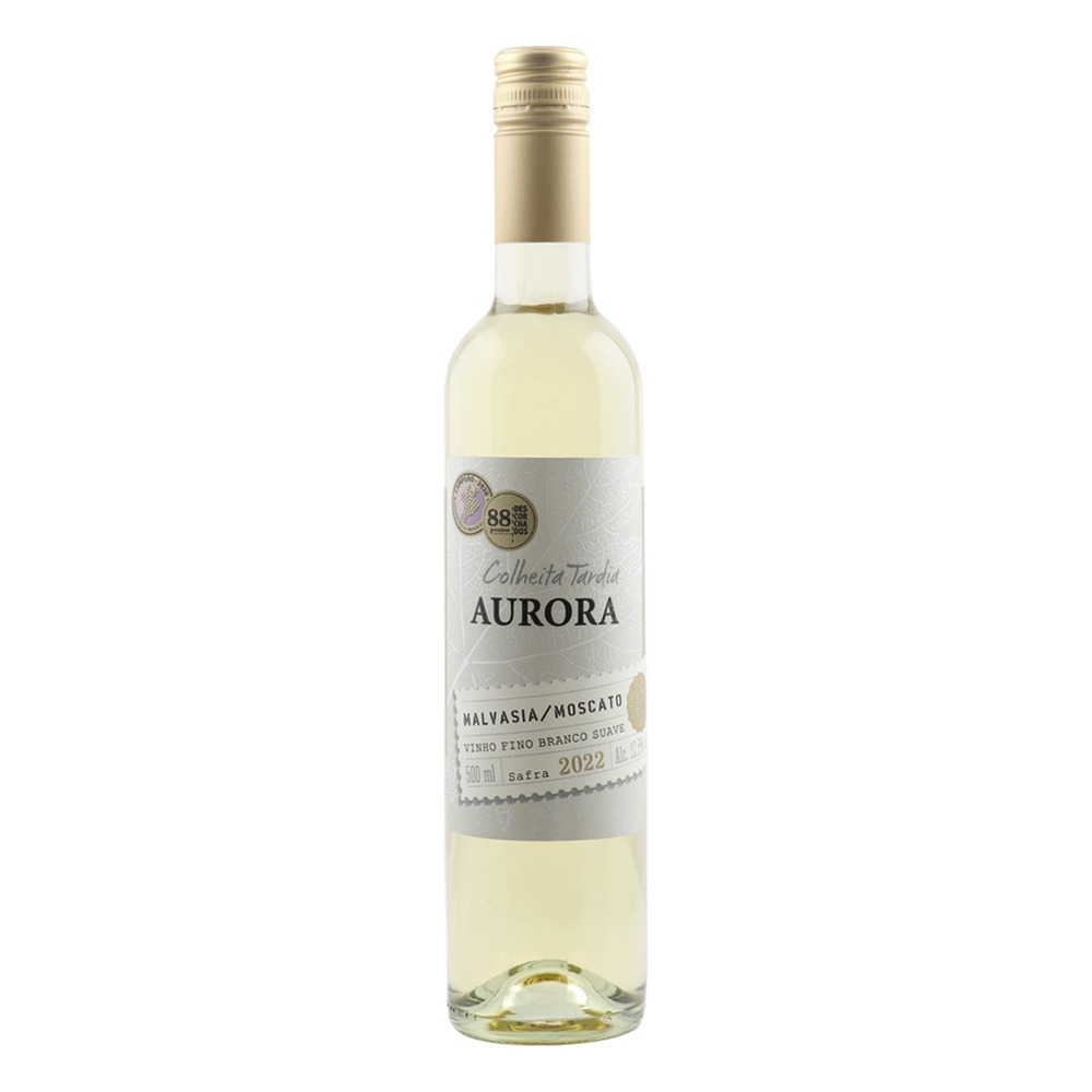 Vinho Branco Brasileiro Aurora Colheita Tardia 500ml