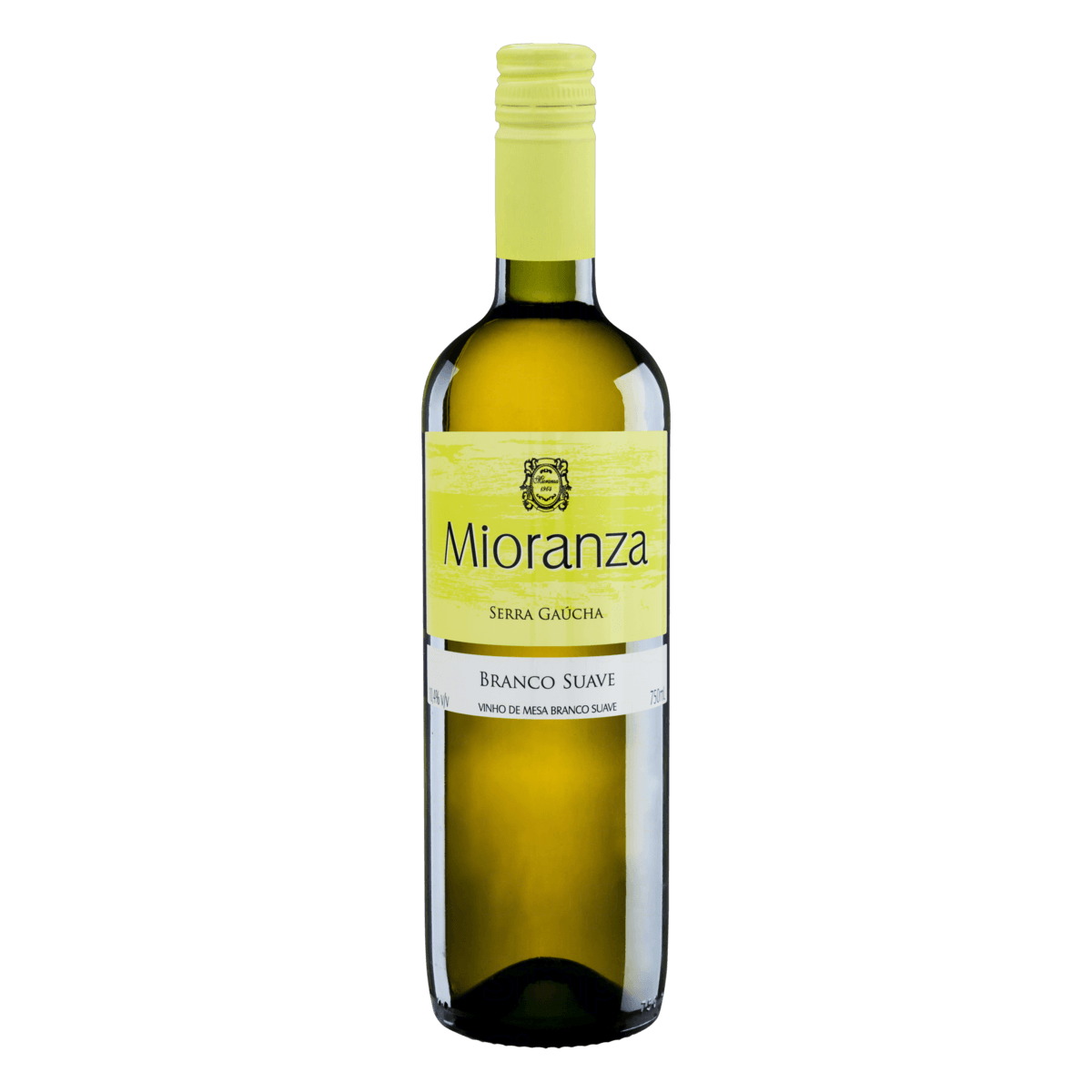 Vinho Brasileiro Branco Suave Mioranza Serra Gaúcha Garrafa 1L