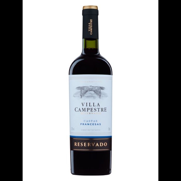 Vinho Br Villa Campestre Castas Francesas 750 mL