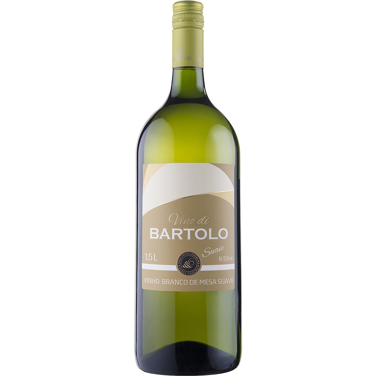 Vinho Garibaldi di Bartolo Branco Suave 1,5Lts