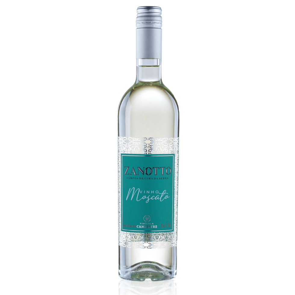 Vinho Br Fino Branco Seco Moscato Zanotto - 750 ml