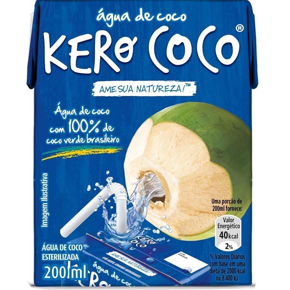 Gelo de água de Coco 200ml - 3unidades 
