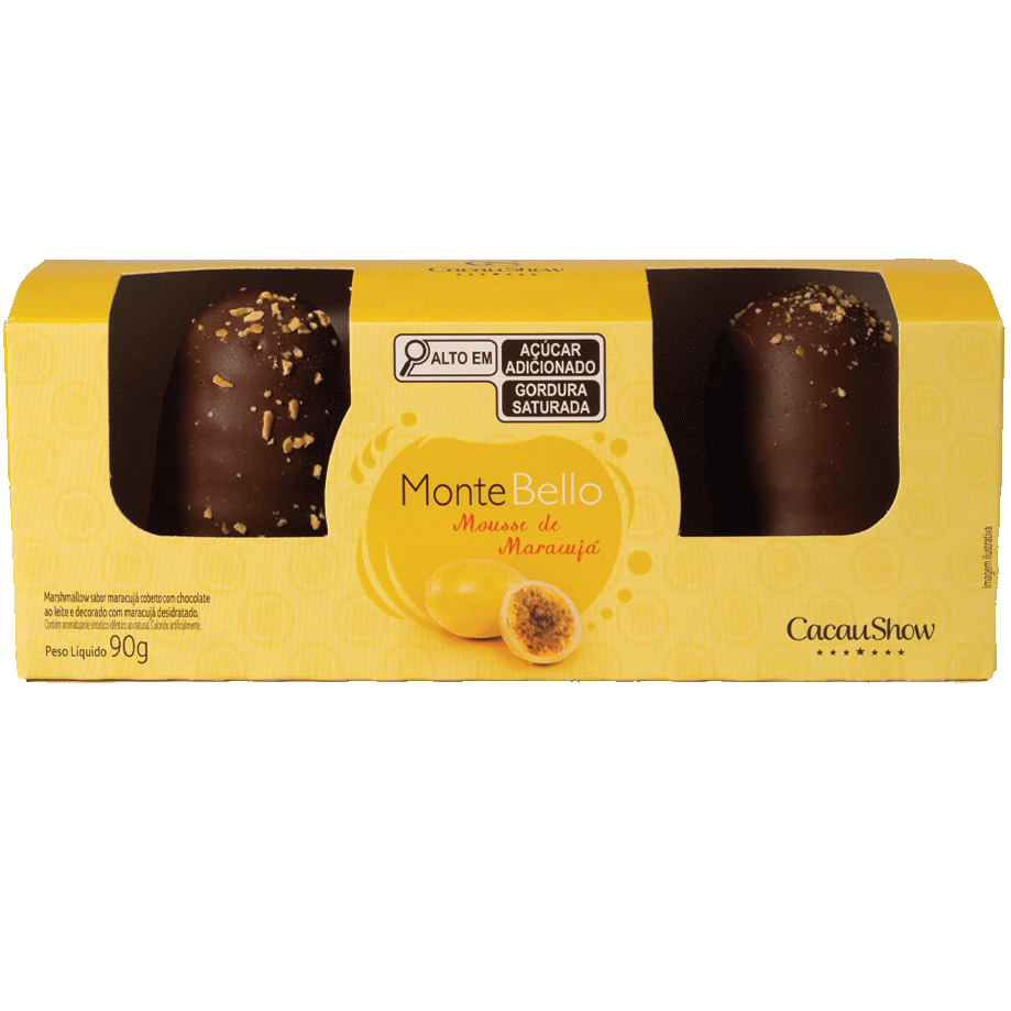 Cx Montebello Mousse Maracuja 90g