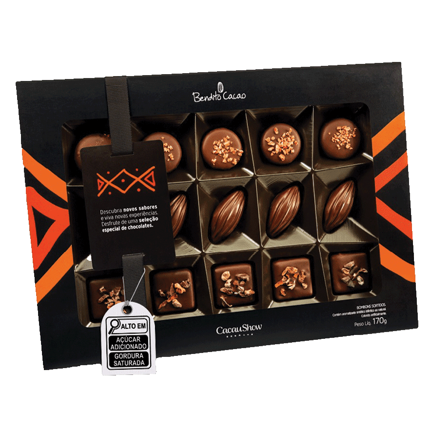 CAIXA BENDITO CACAO 170G