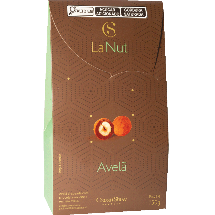 DRAGEADO LANUT AVELÃ 150G