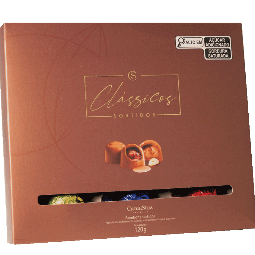 Cx  Clá ssicos Sortidos 120g